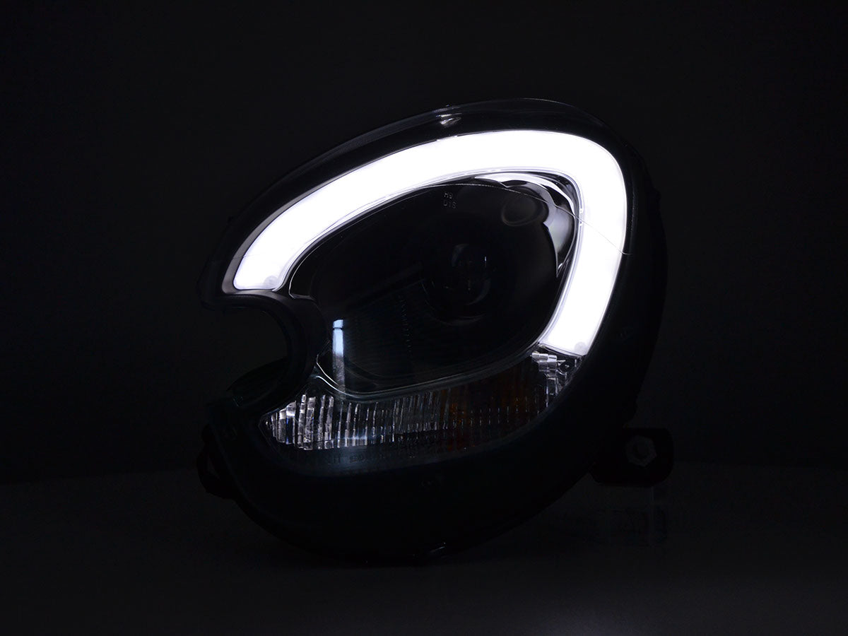 Scheinwerfer Set Xenon Daylight LED TFL-Optik Mini Countryman (R60) 10-17 schwarz Scheinwerfer Set Xenon Daylight LED TFL-Optik Mini Countryman (R60) 10-17 schwarz